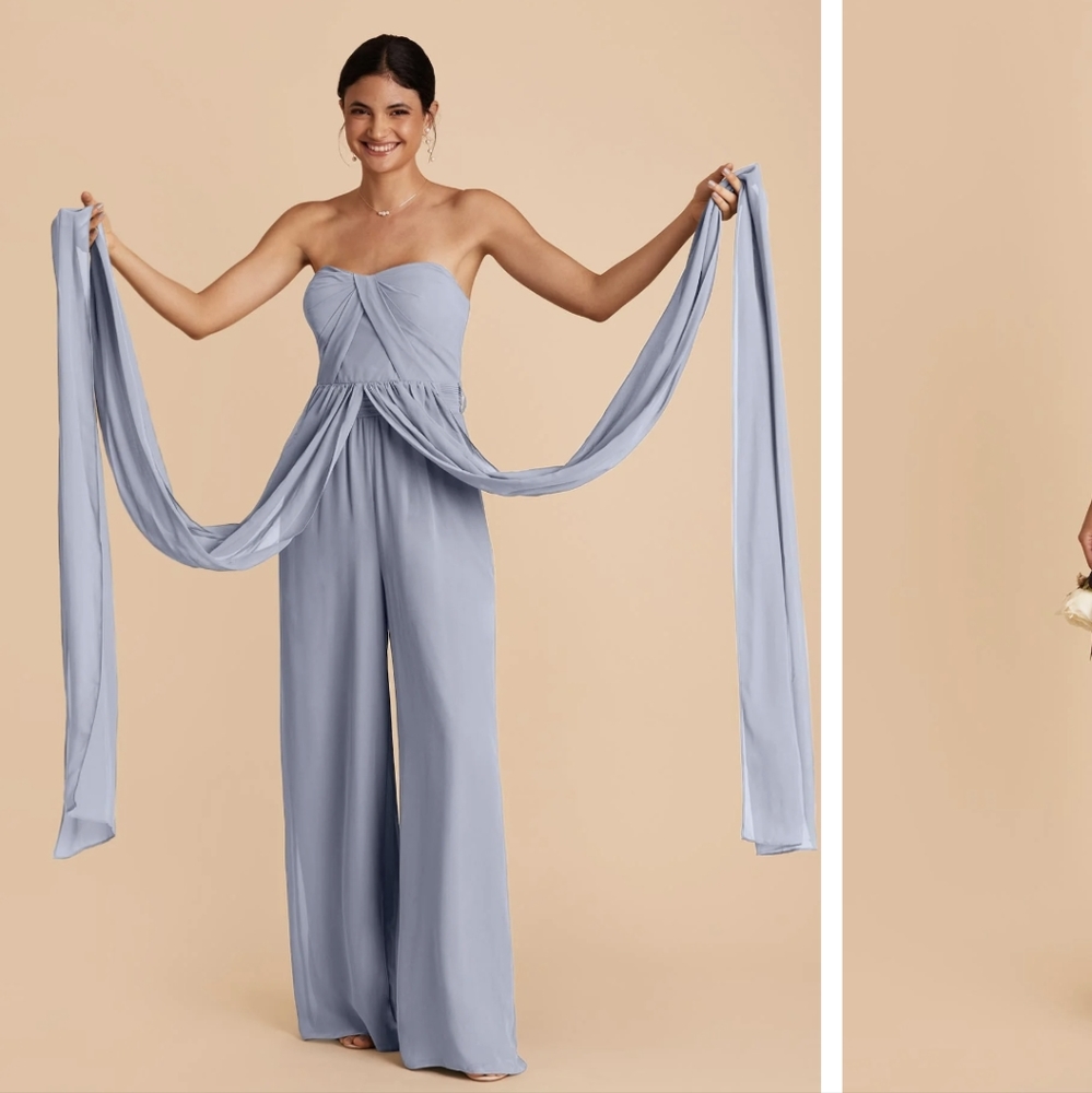 Birdy grey Gigi jumpsuit - dusty blue